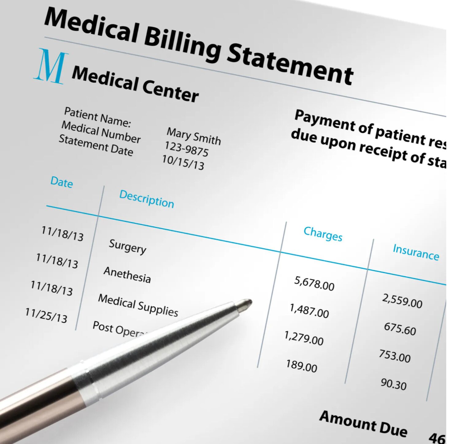 billing statement